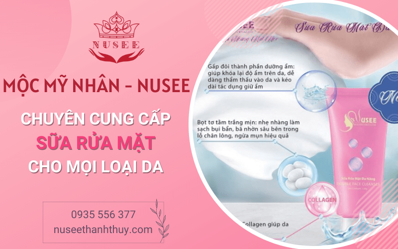 sữa rửa mặt Nusee